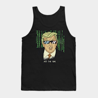 Trump Matrix Artwork Tank Top